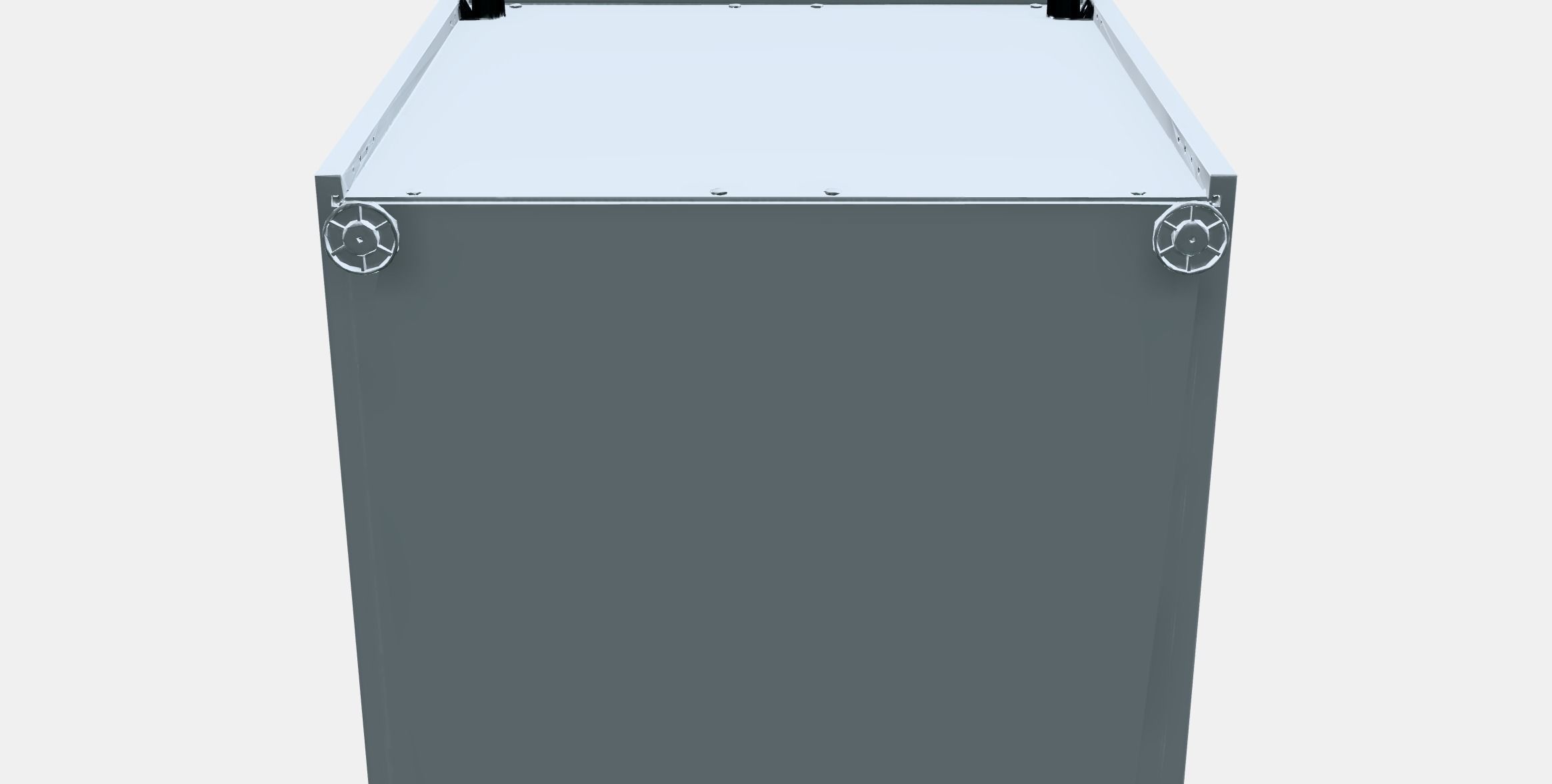 SMASTAD - PLATSA Chest of 3 drawers Low-poly 3D model_8