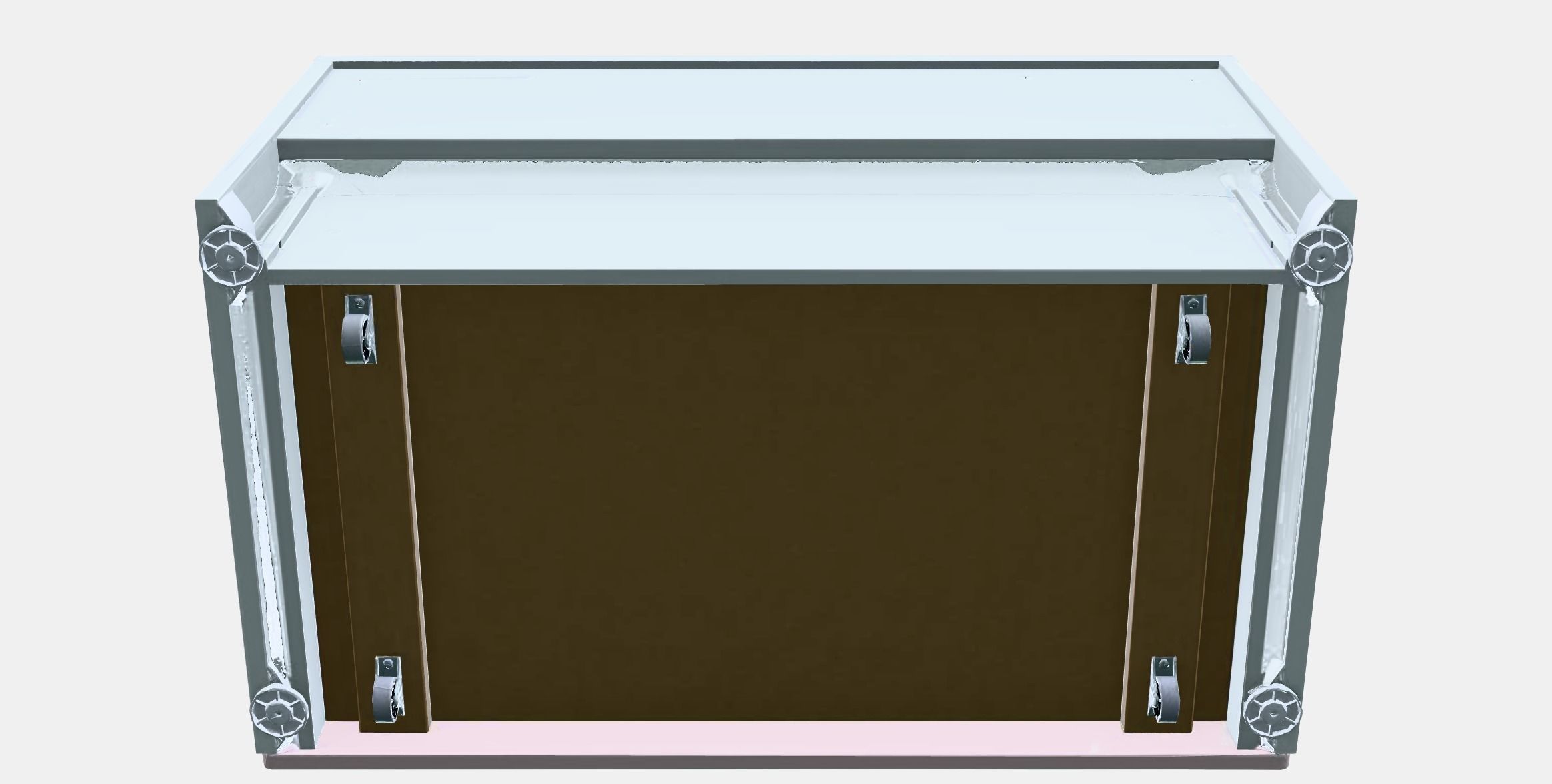 SMASTAD Bench with toy storage 2 Low-poly 3D model_8