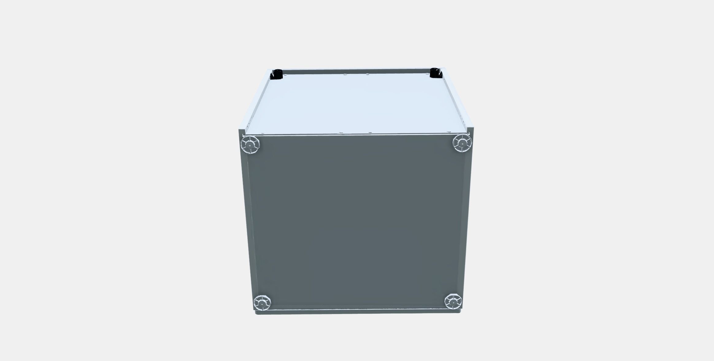 SMASTAD - PLATSA Chest of 3 drawers 1 Low-poly 3D model_7