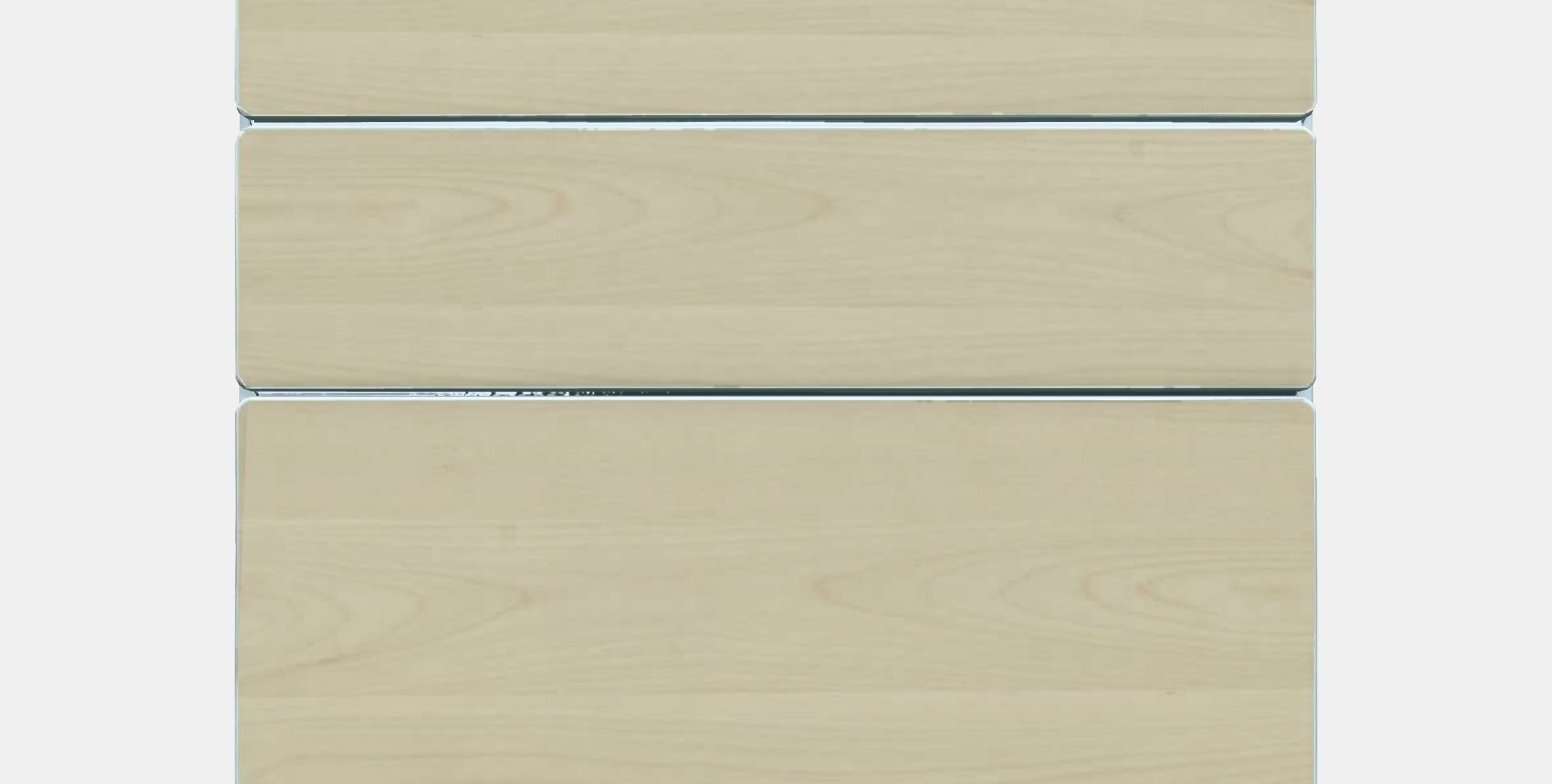 SMASTAD - PLATSA Chest of 3 drawers 1 Low-poly 3D model_11