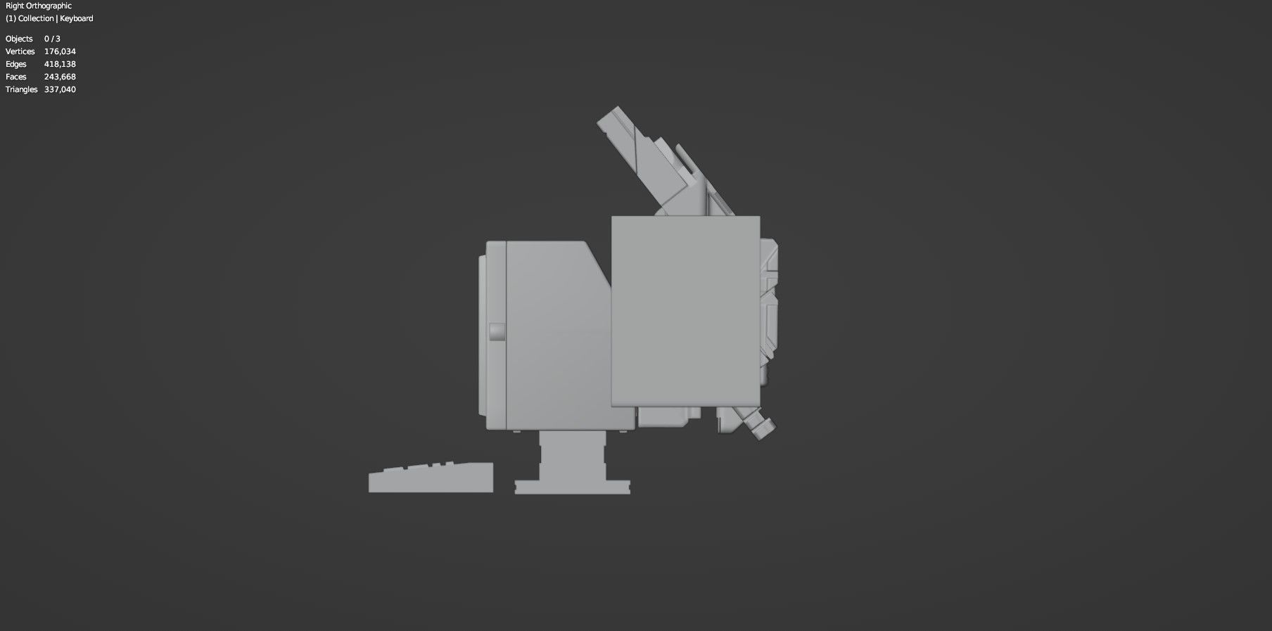 Retro Computer Pack - 3 Variations  3D model_60