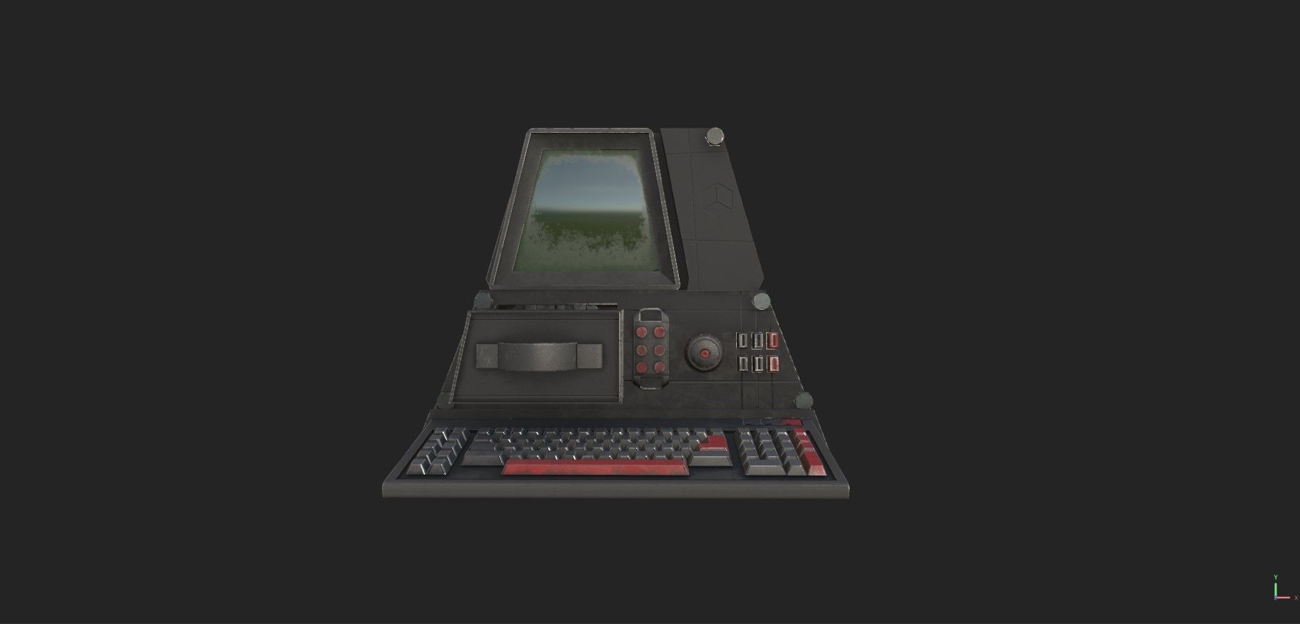 Retro Computer Pack - 3 Variations  3D model_9