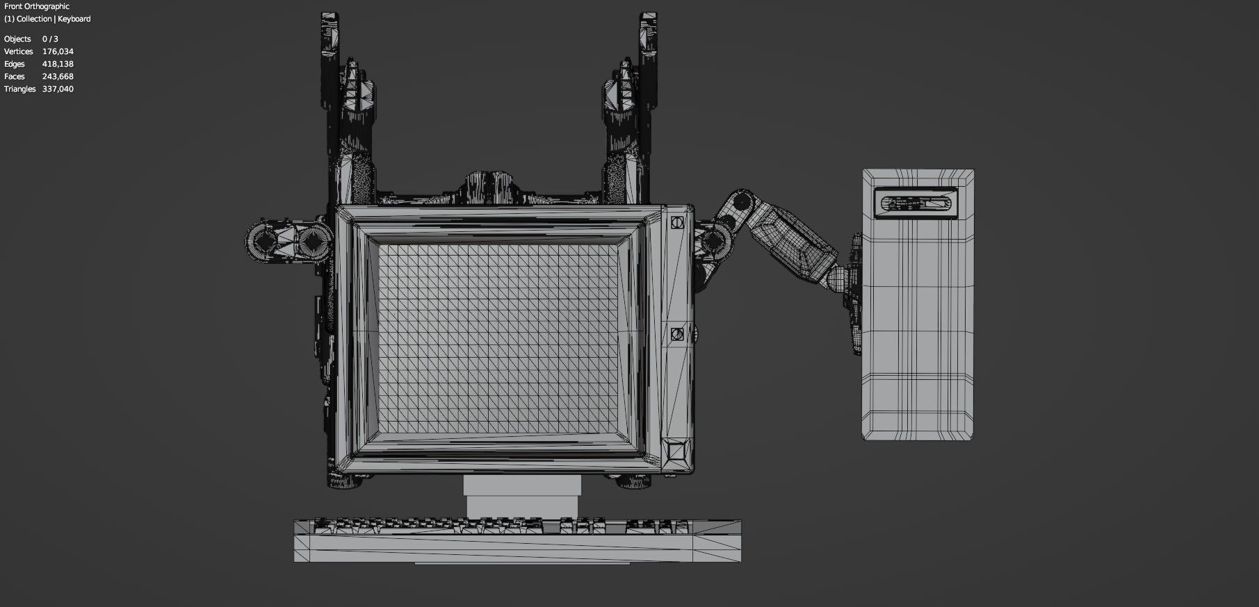 Retro Computer Pack - 3 Variations  3D model_65
