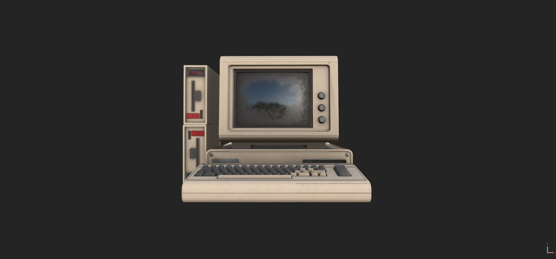 Retro Computer Pack - 3 Variations  3D model_18