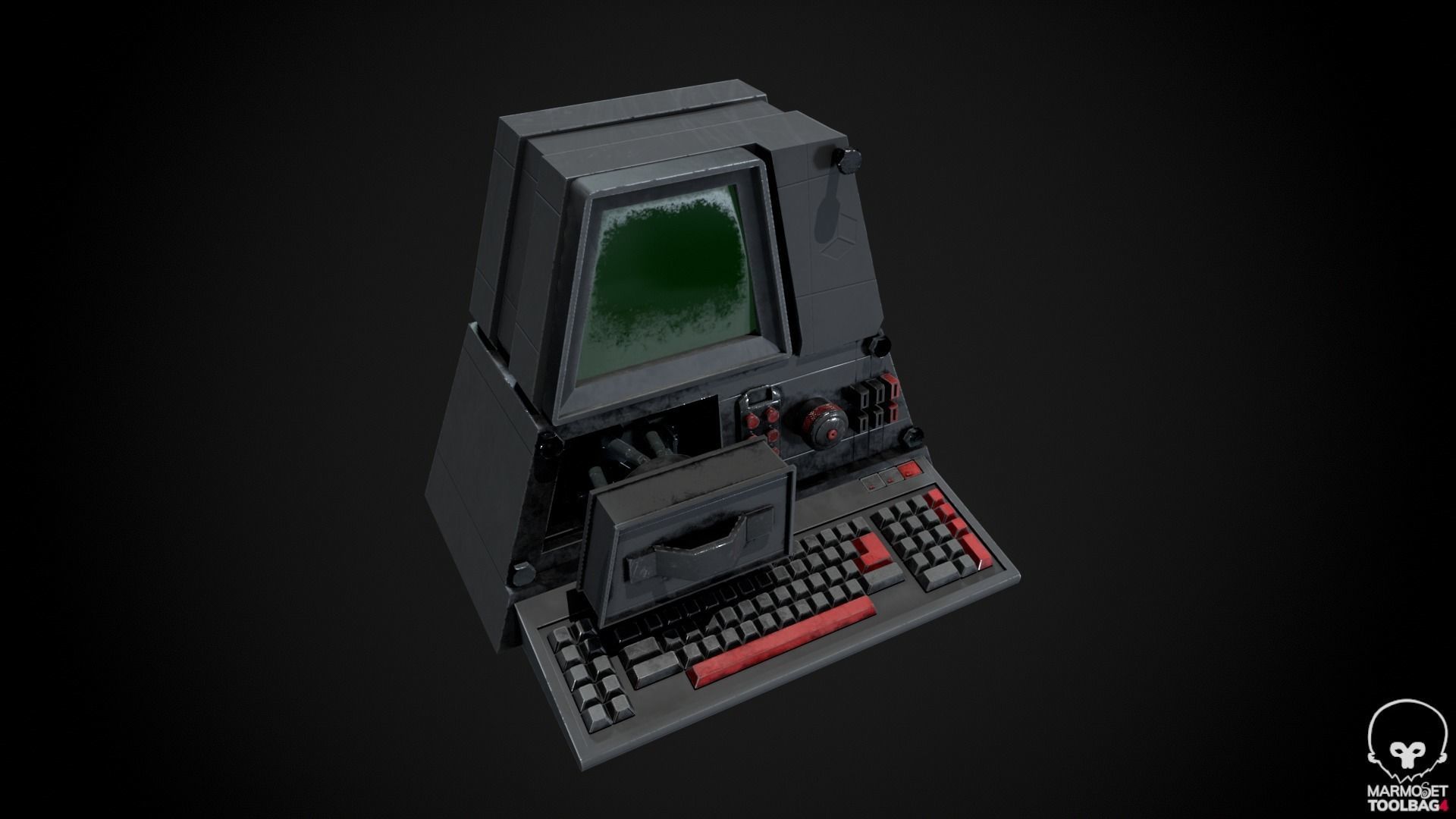 Retro Computer Pack - 3 Variations  3D model_7