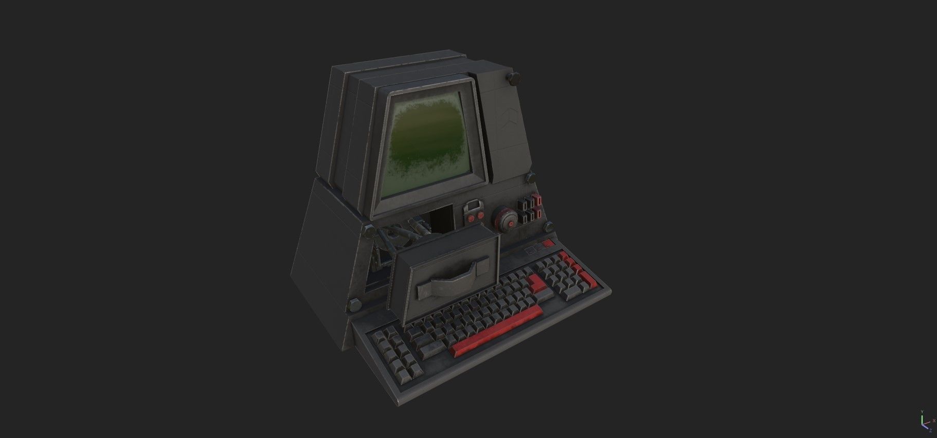 Retro Computer Pack - 3 Variations  3D model_14