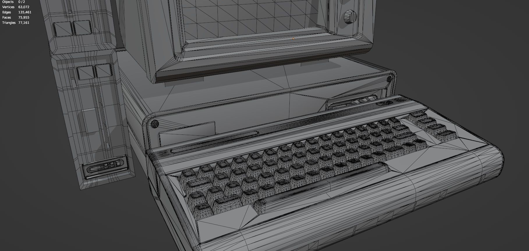 Retro Computer Pack - 3 Variations  3D model_55