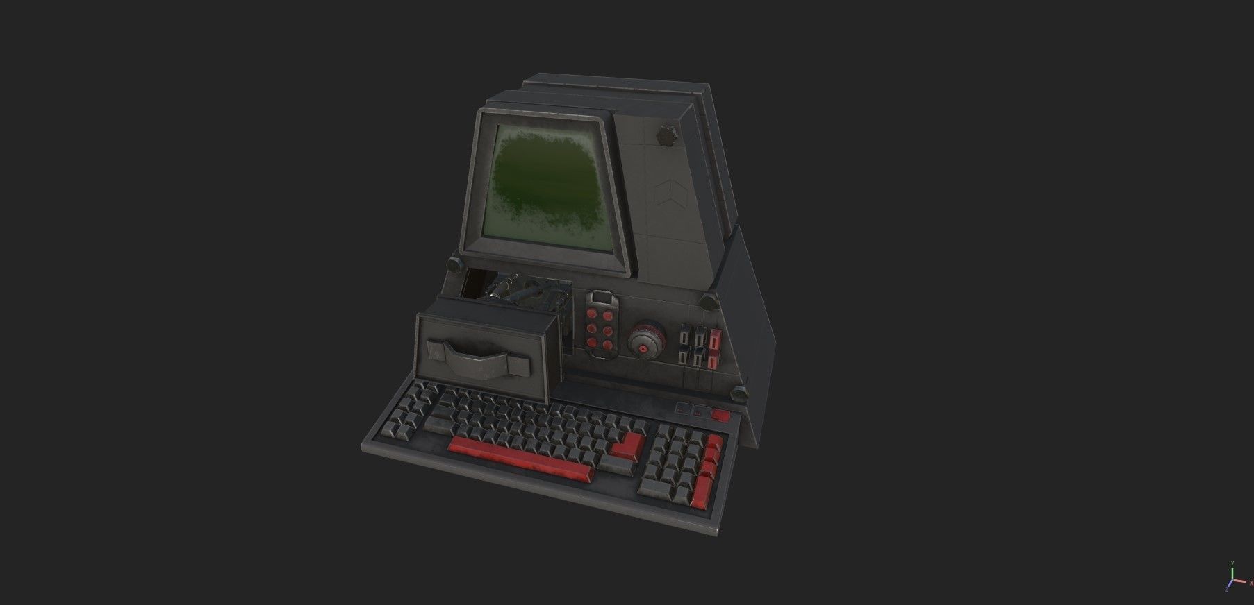 Retro Computer Pack - 3 Variations  3D model_13