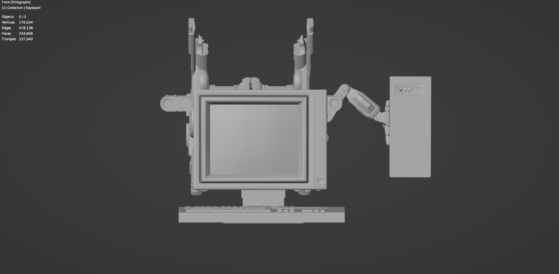 Retro Computer Pack - 3 Variations  3D model_62