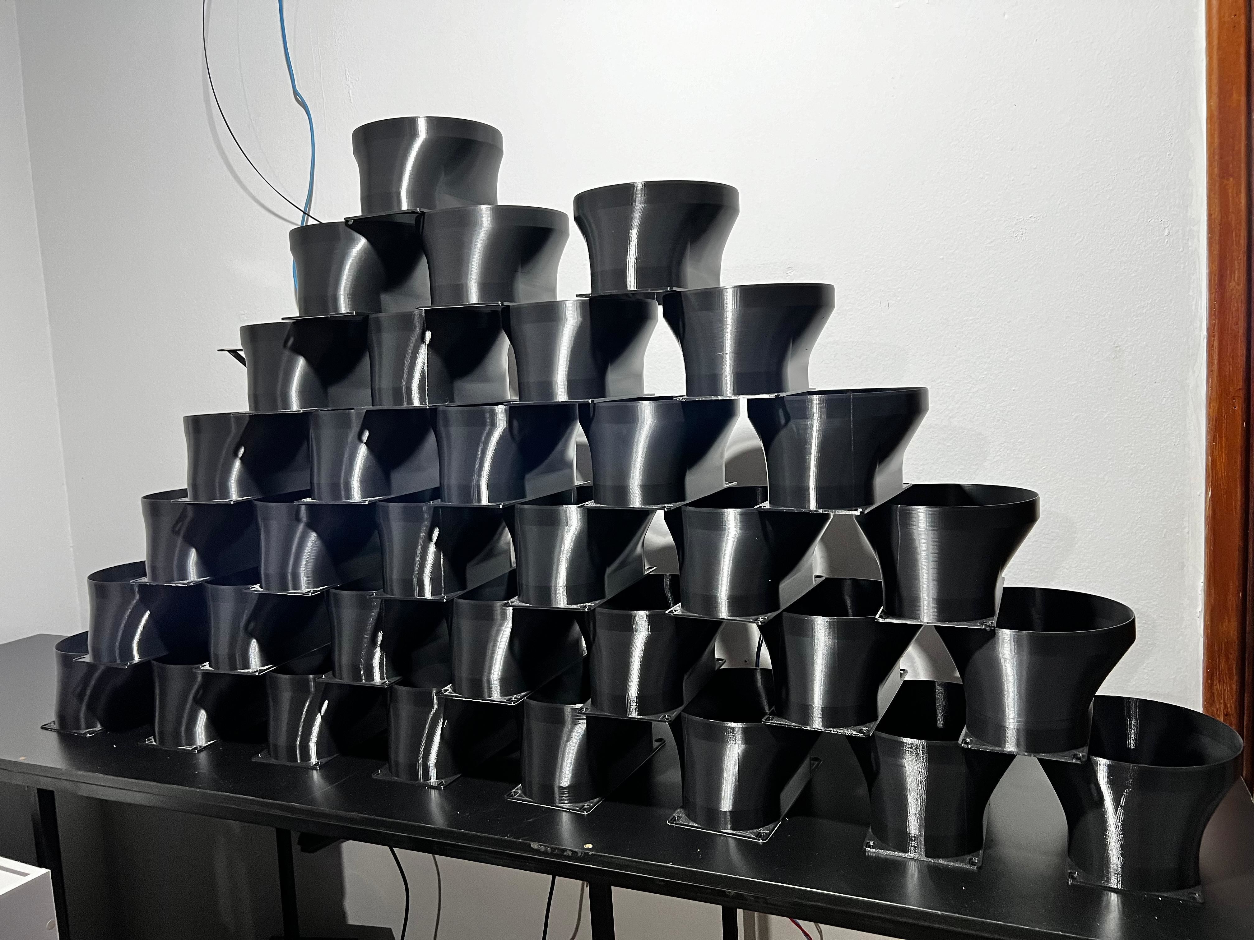 Flange  duct from Antminer S19 3D print model_3