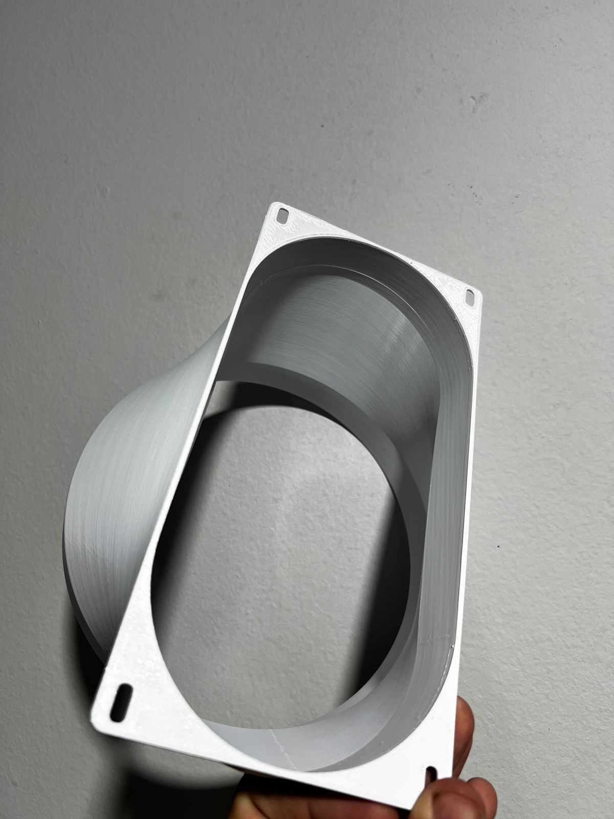 Flange  duct from Antminer S19 3D print model_1