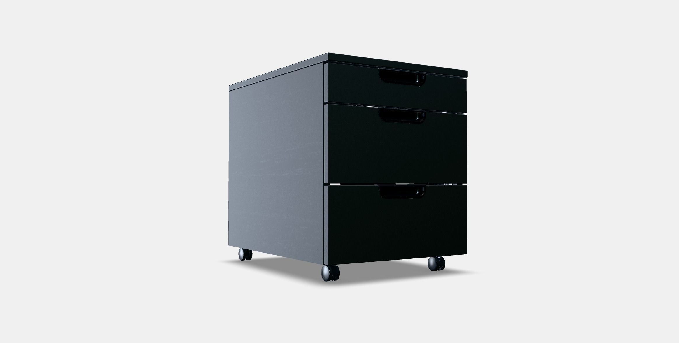 GALANT Drawer unit on castors 3D model_2