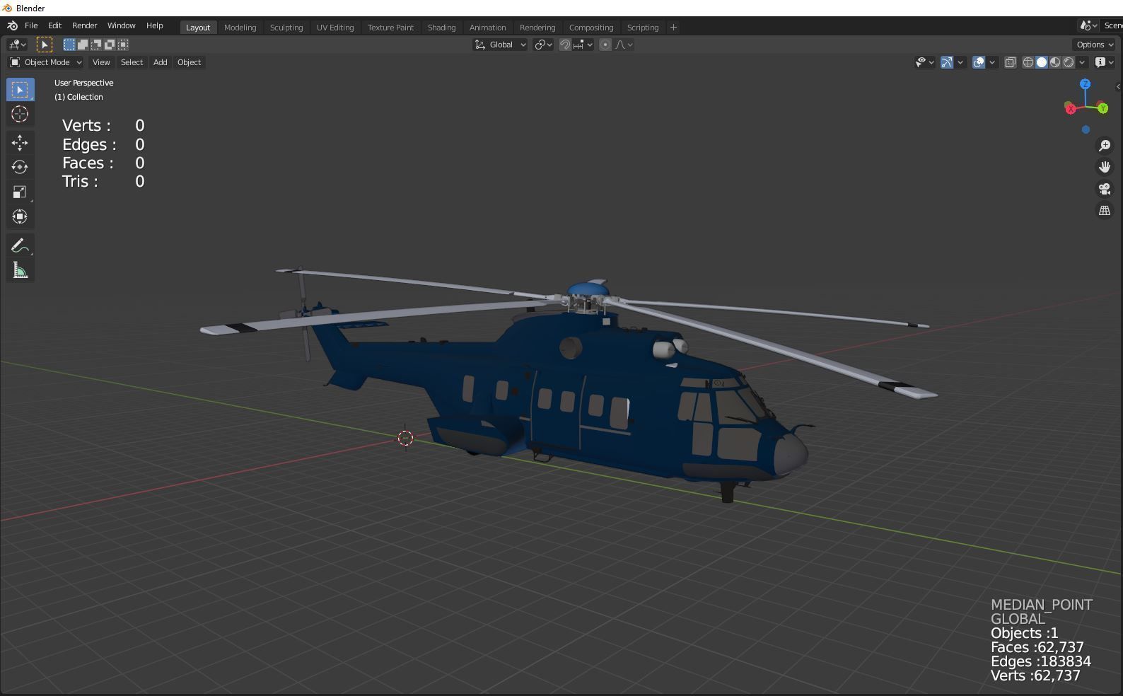  Airbus Helicopters H225 Super Puma 3D model_1