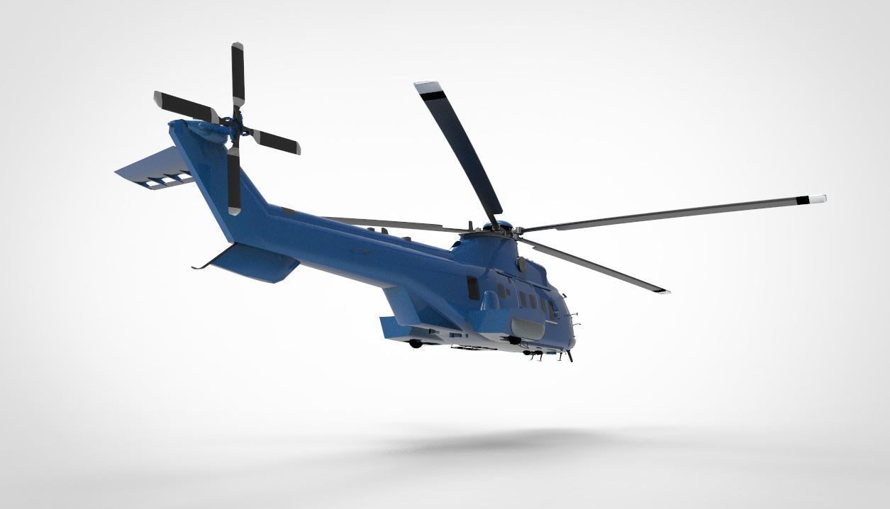  Airbus Helicopters H225 Super Puma 3D model_2