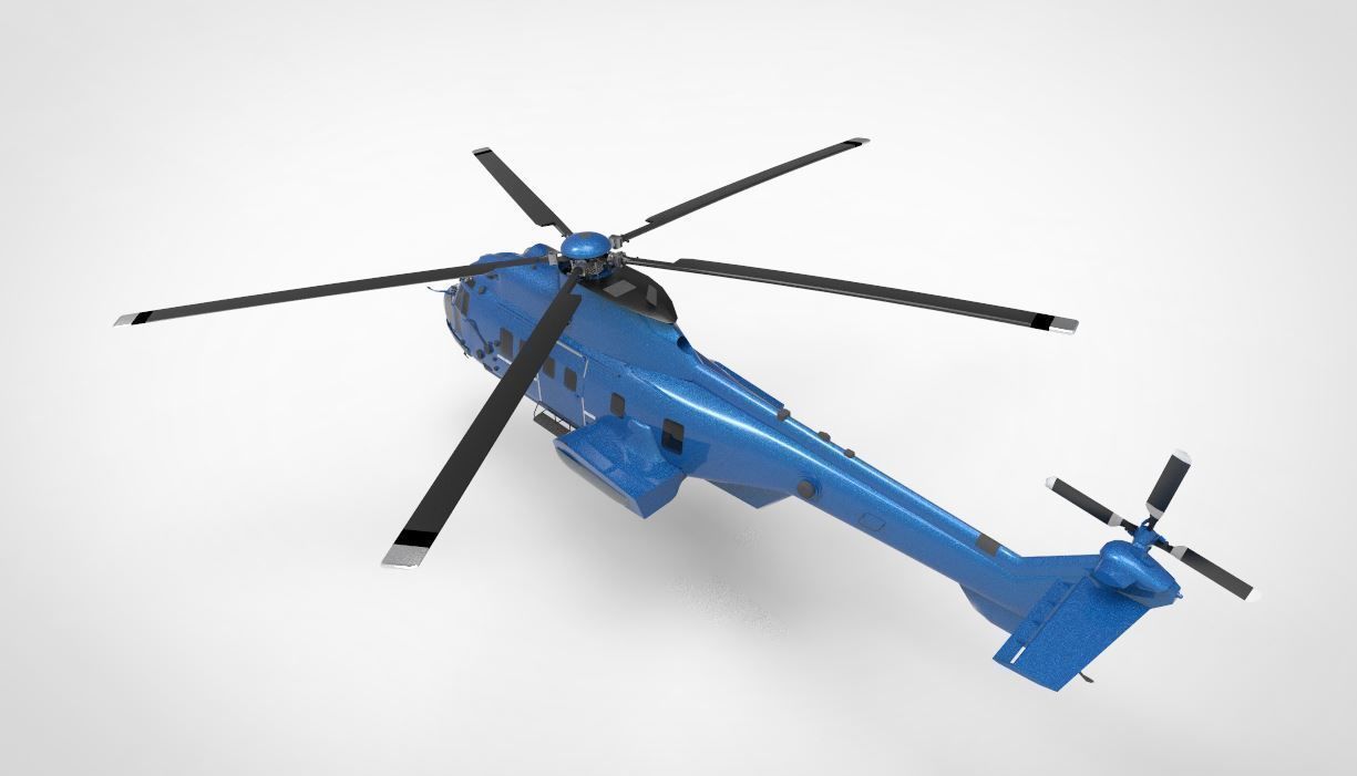  Airbus Helicopters H225 Super Puma 3D model_5
