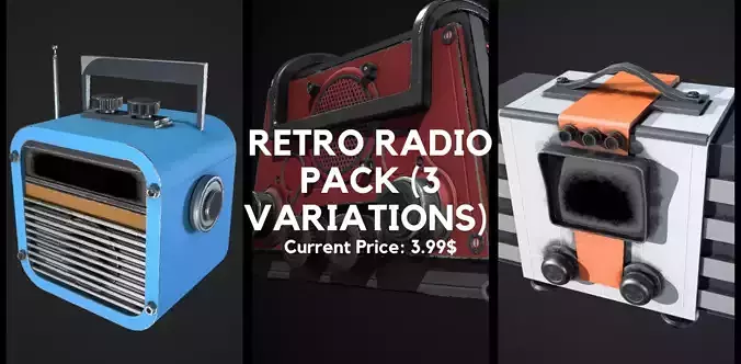 Assorted Retro Radio Collection - 3 Variations 