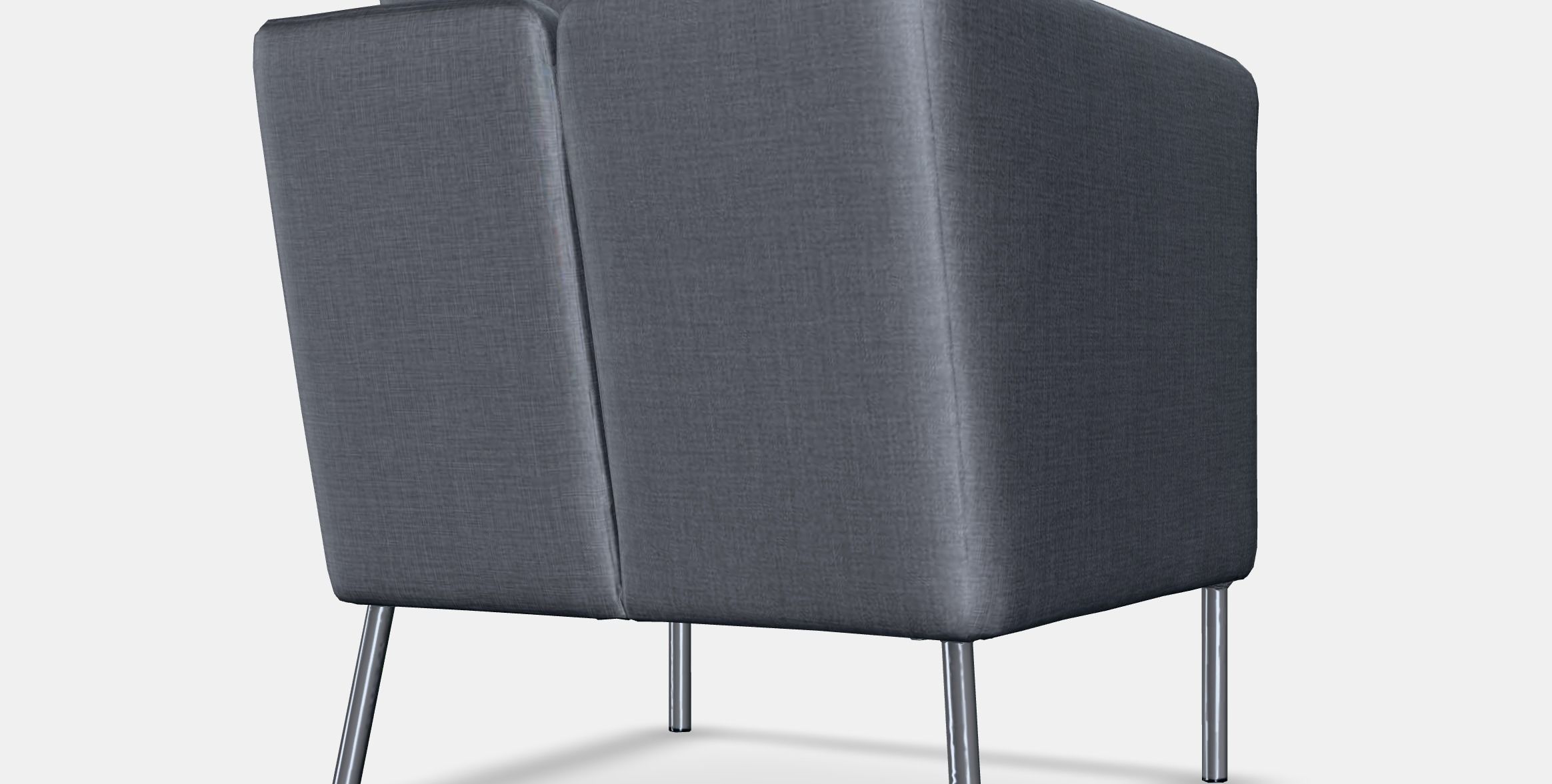 EKERO Armchair 2 Low-poly 3D model_6