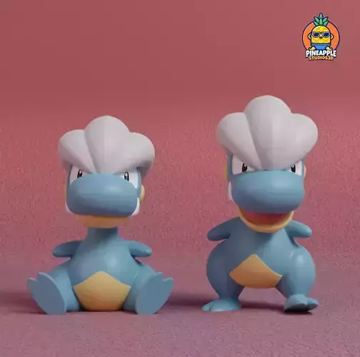 Pokemon - Bagon with 2 poses 3D print model