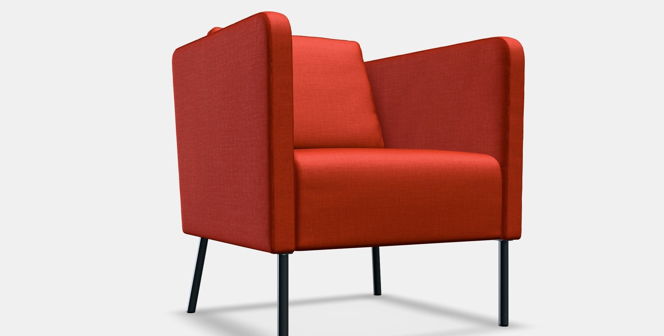 EKERO Armchair 3 Low-poly 3D model_9