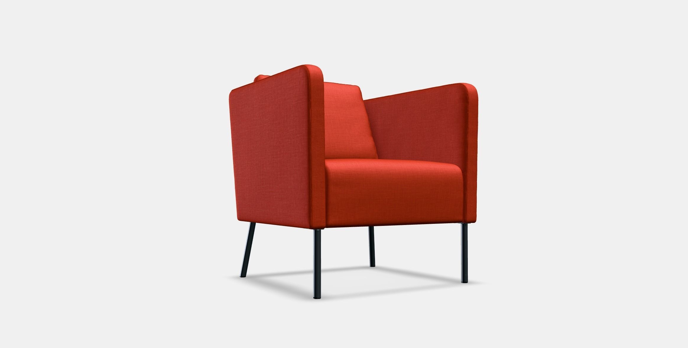 EKERO Armchair 3 Low-poly 3D model_3