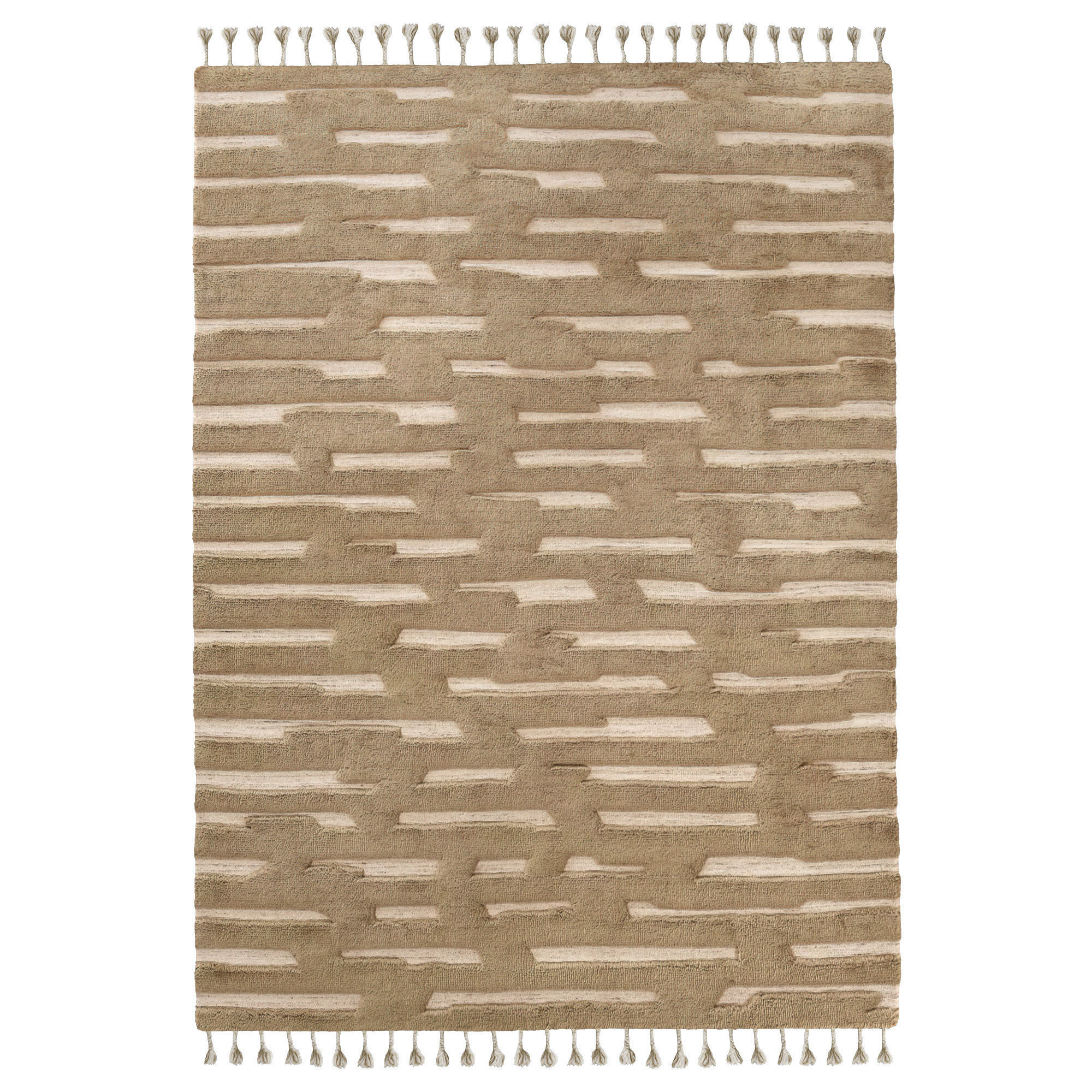MORRO WOOL RUG Burnt Caramel 3D model_4