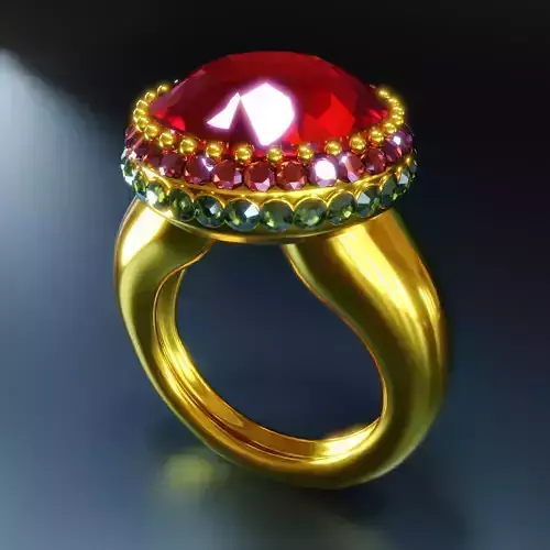 Model ring  Ring model 3d Ring 3D print model