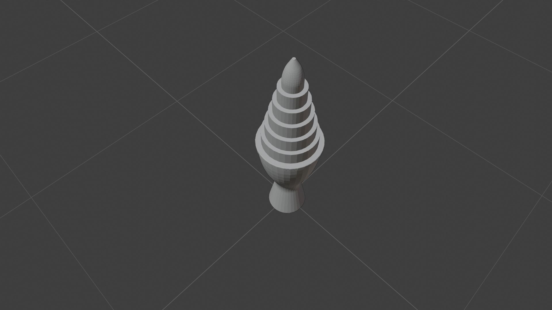Void pilar decoration Low-poly 3D model_2
