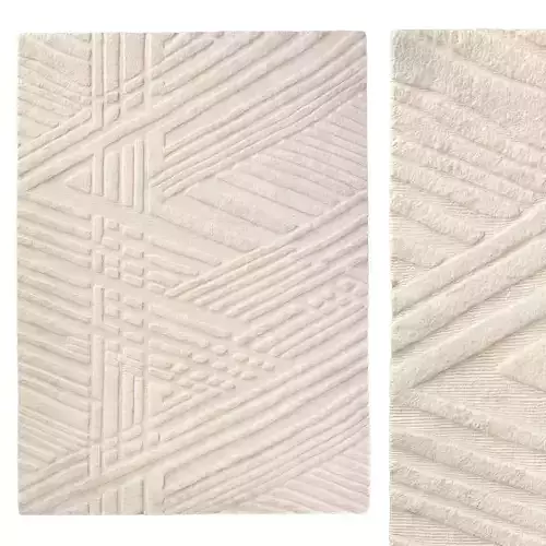  MIKO WOOL RUG 3D model