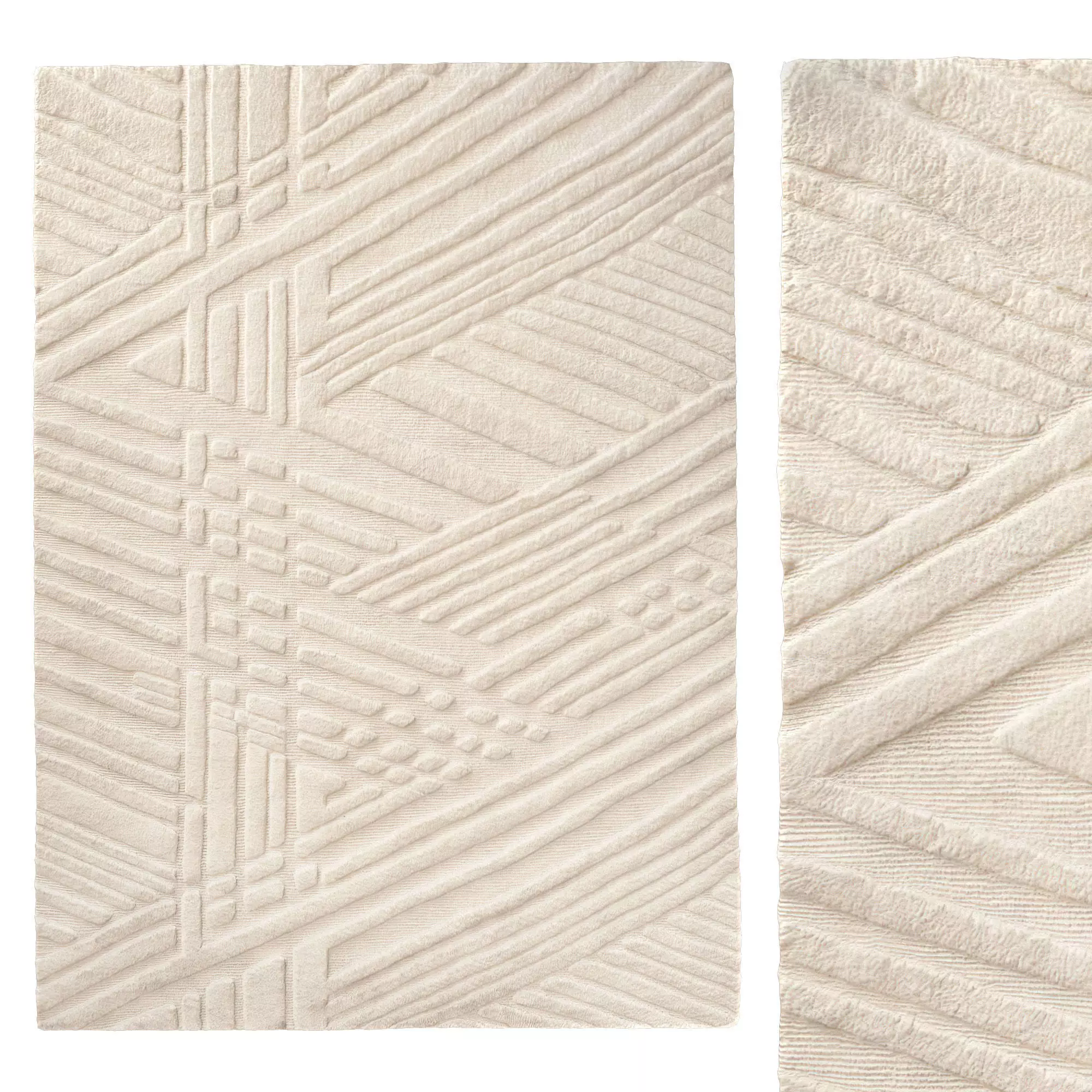  MIKO WOOL RUG 3D model_0