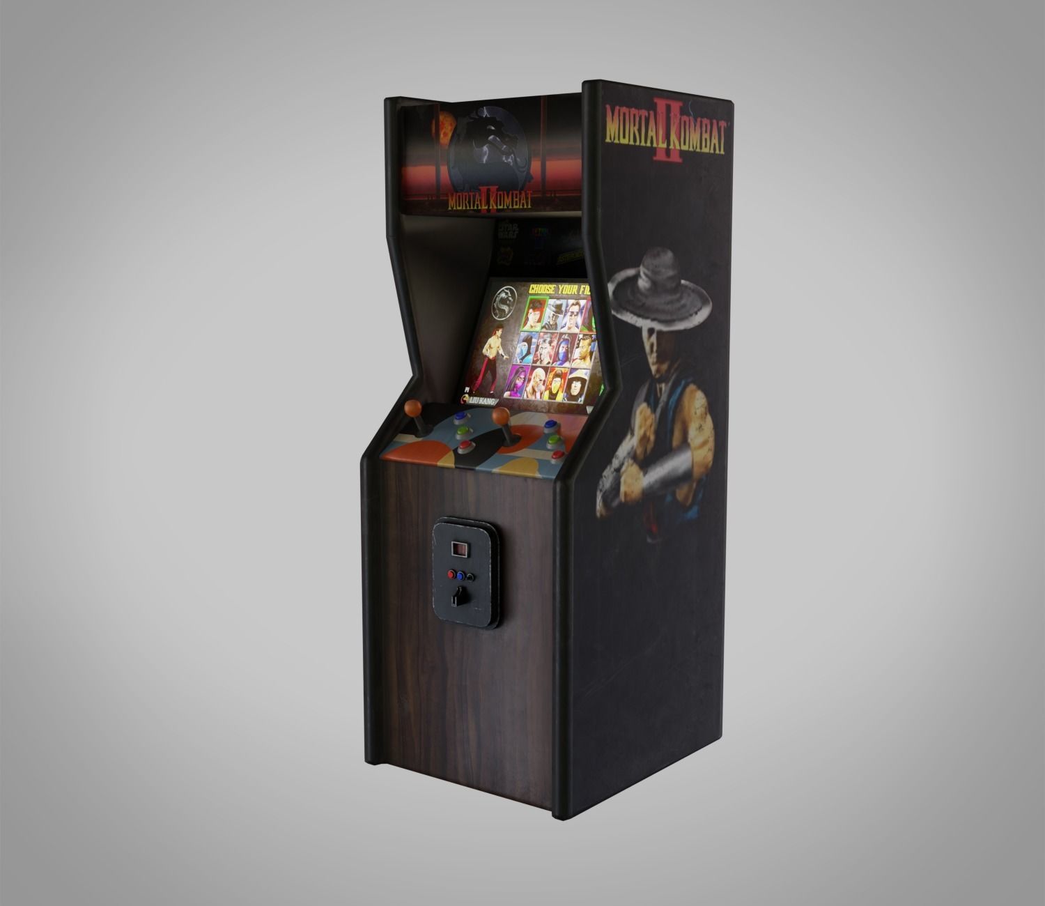 GameConsole Low-poly 3D model_2