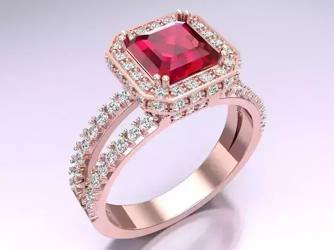 Square Stone Rings - Womens Rings - N311433