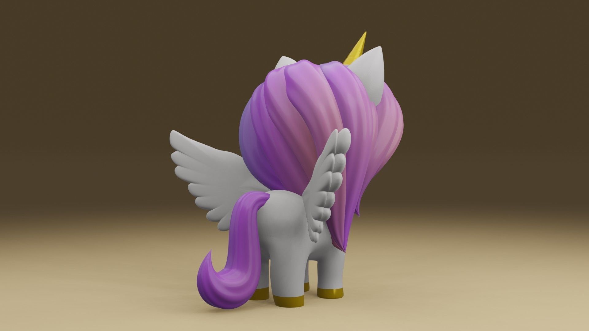 unicorn 3D print model_10