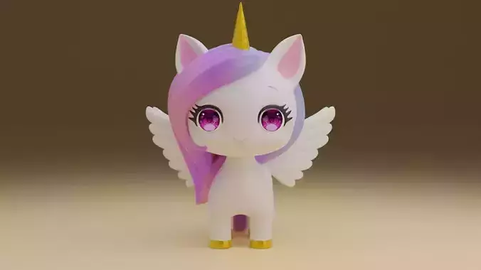 unicorn 3D print model