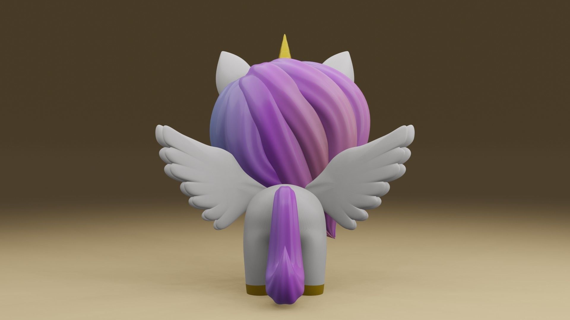 unicorn 3D print model_11