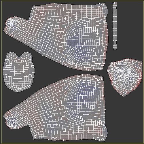 iron cat Low-poly 3D model_11