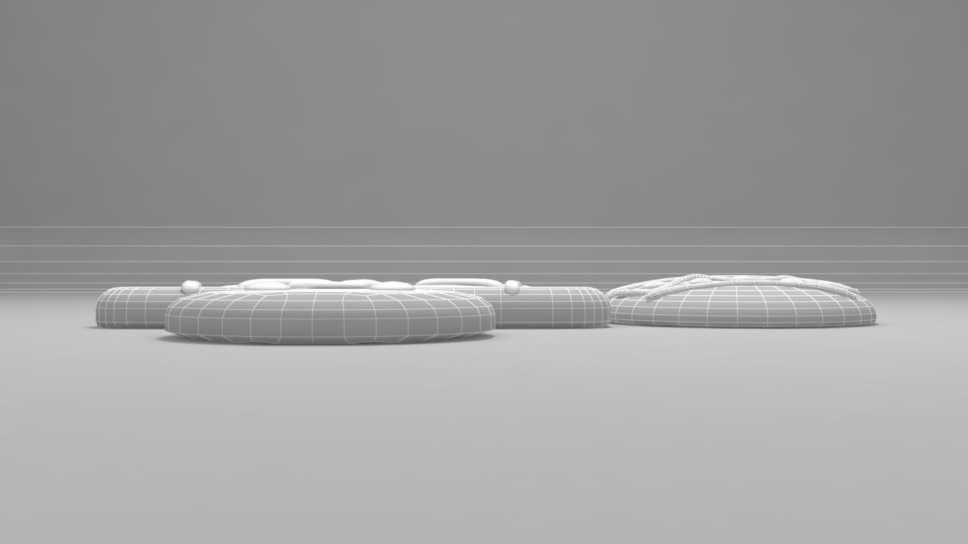 Cookie Low-poly 3D model_6