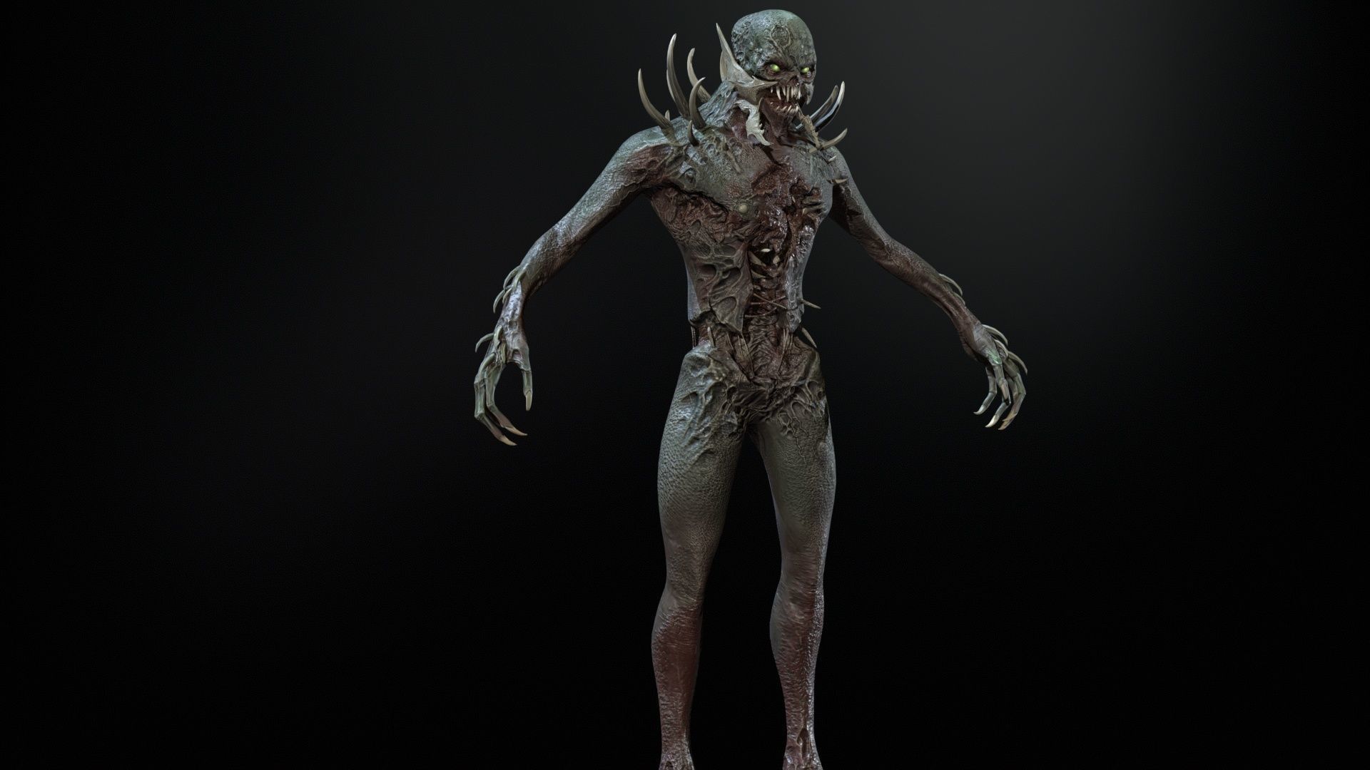 MutantR3 Low-poly 3D model_8