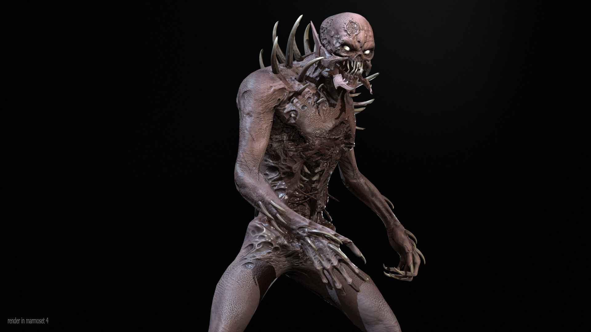 MutantR3 Low-poly 3D model_4