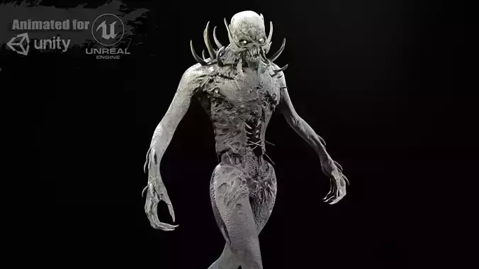 MutantR3 Low-poly 3D model