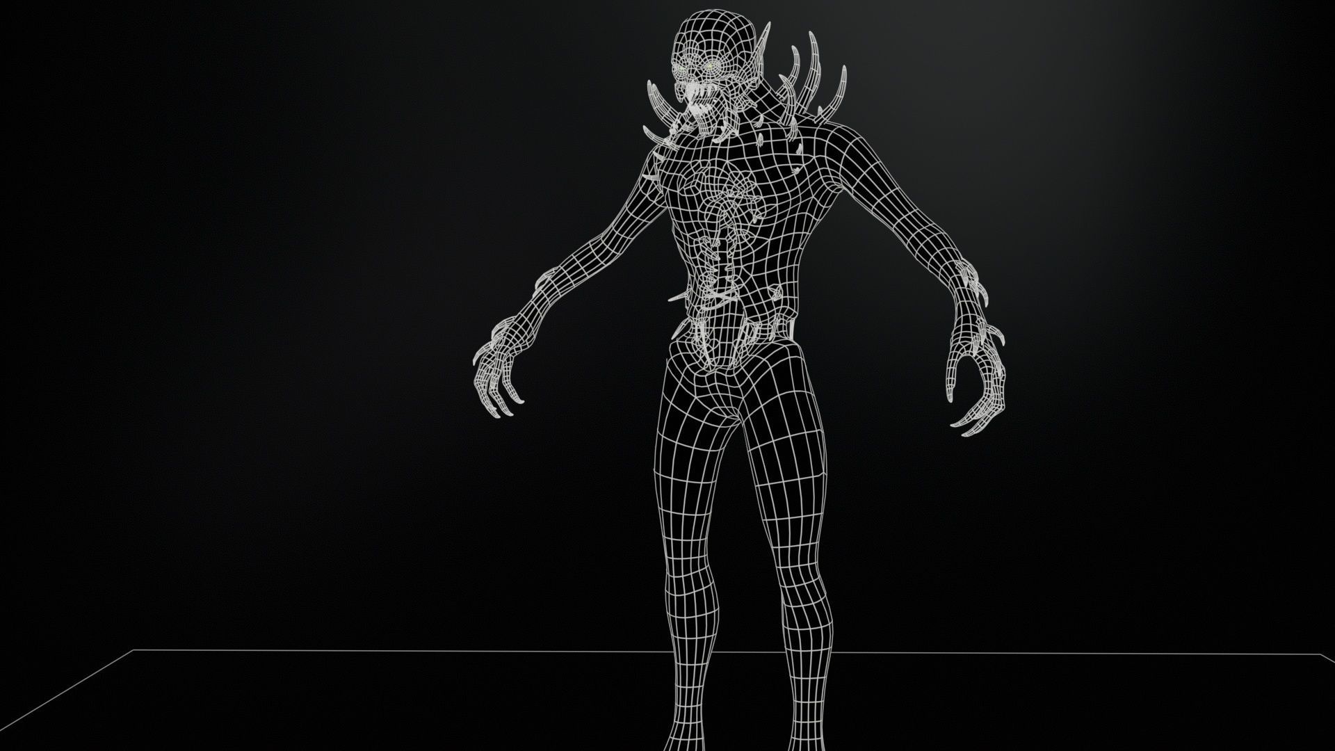 MutantR3 Low-poly 3D model_11