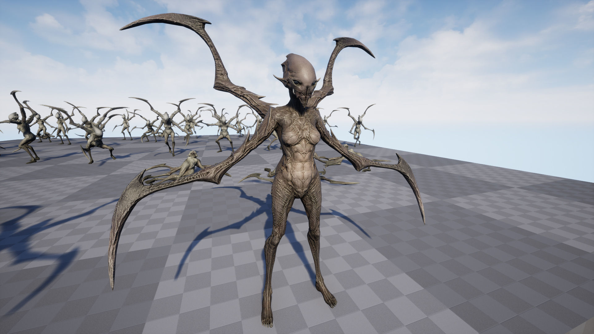 Monster 10 Low-poly 3D model_22