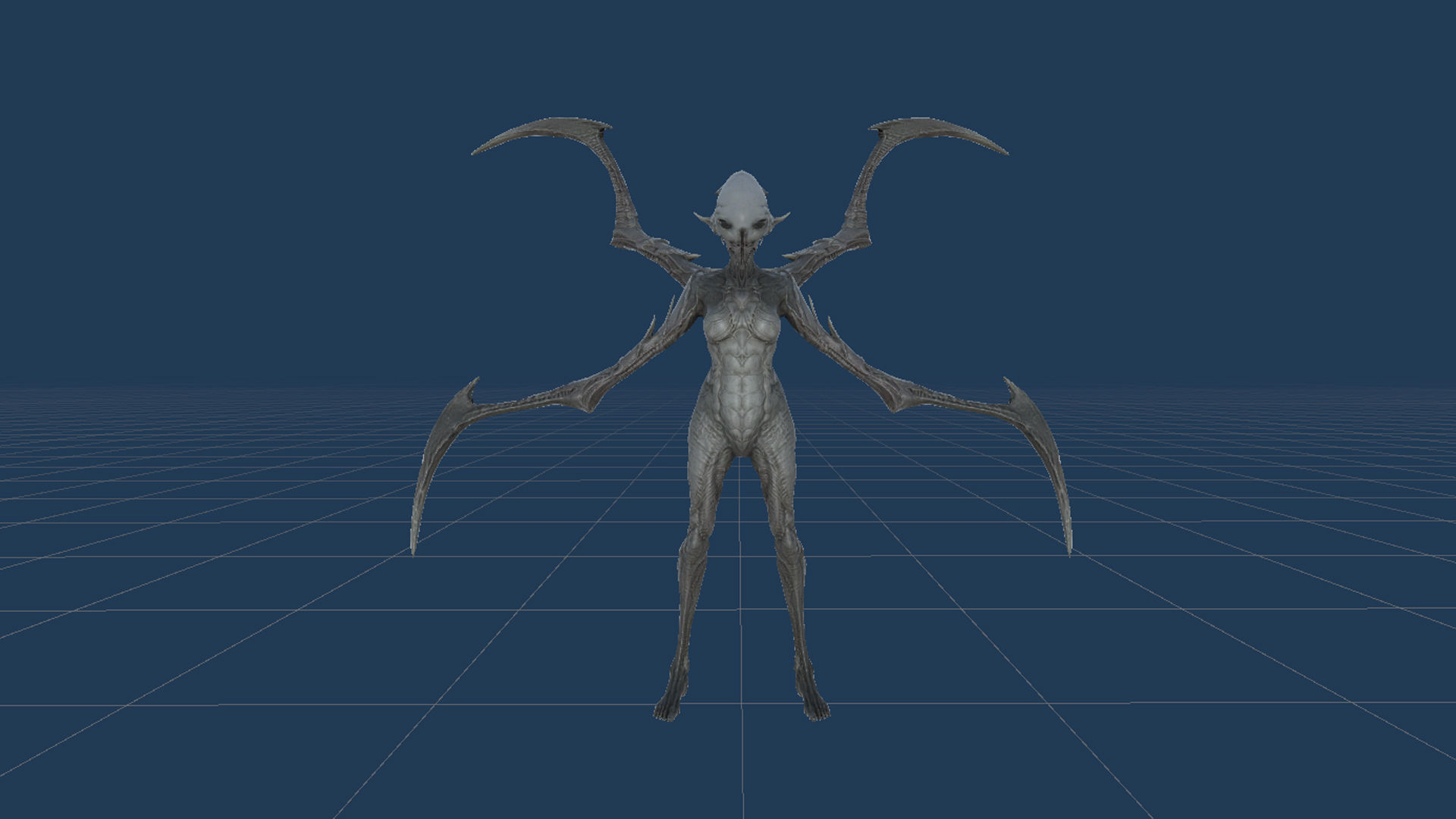 Monster 10 Low-poly 3D model_25