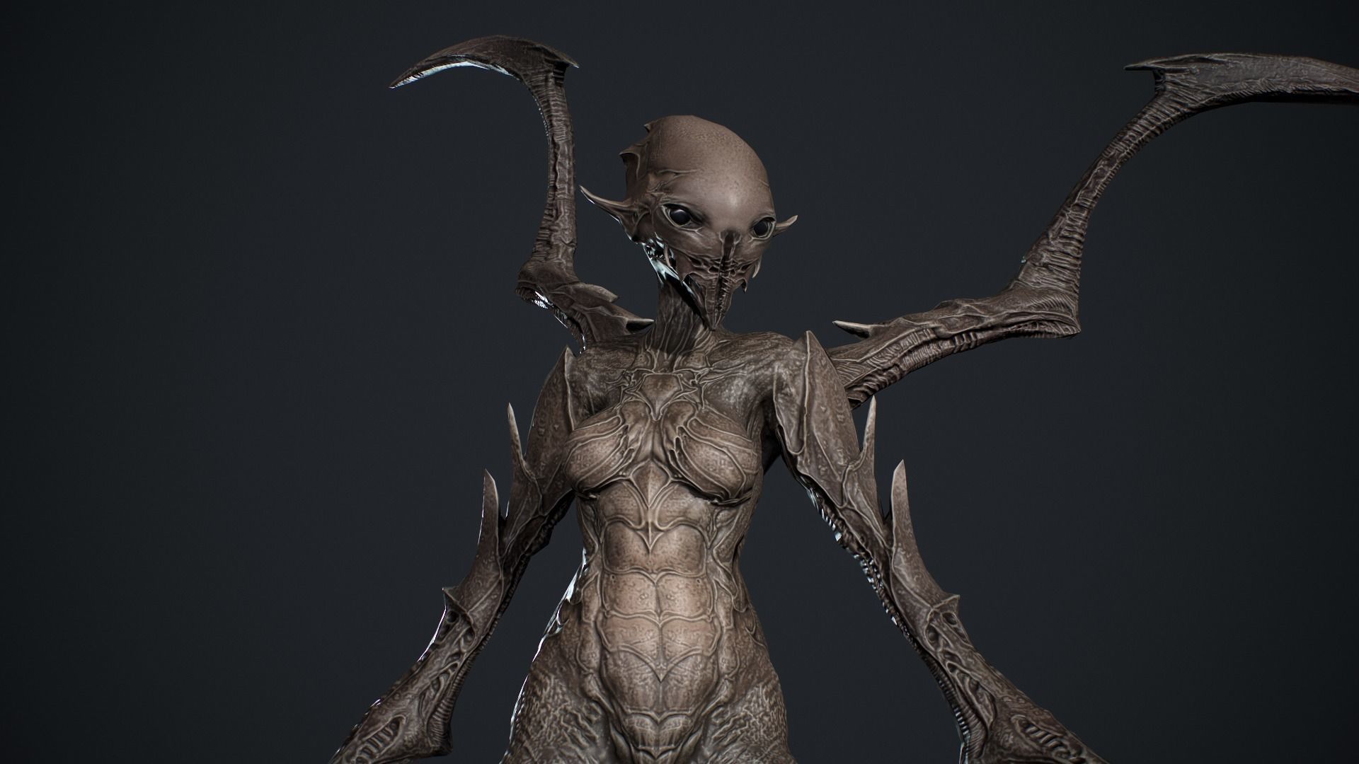 Monster 10 Low-poly 3D model_18