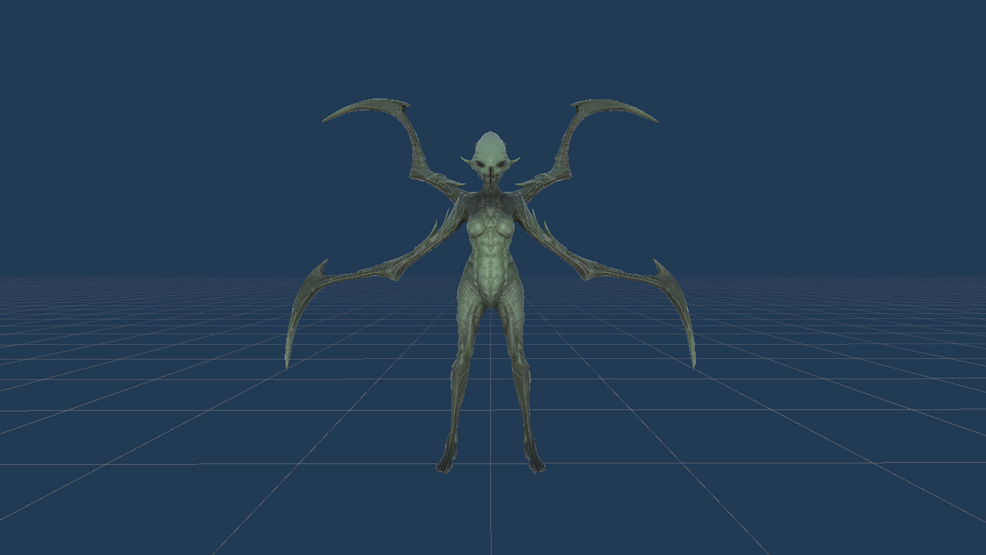 Monster 10 Low-poly 3D model_26