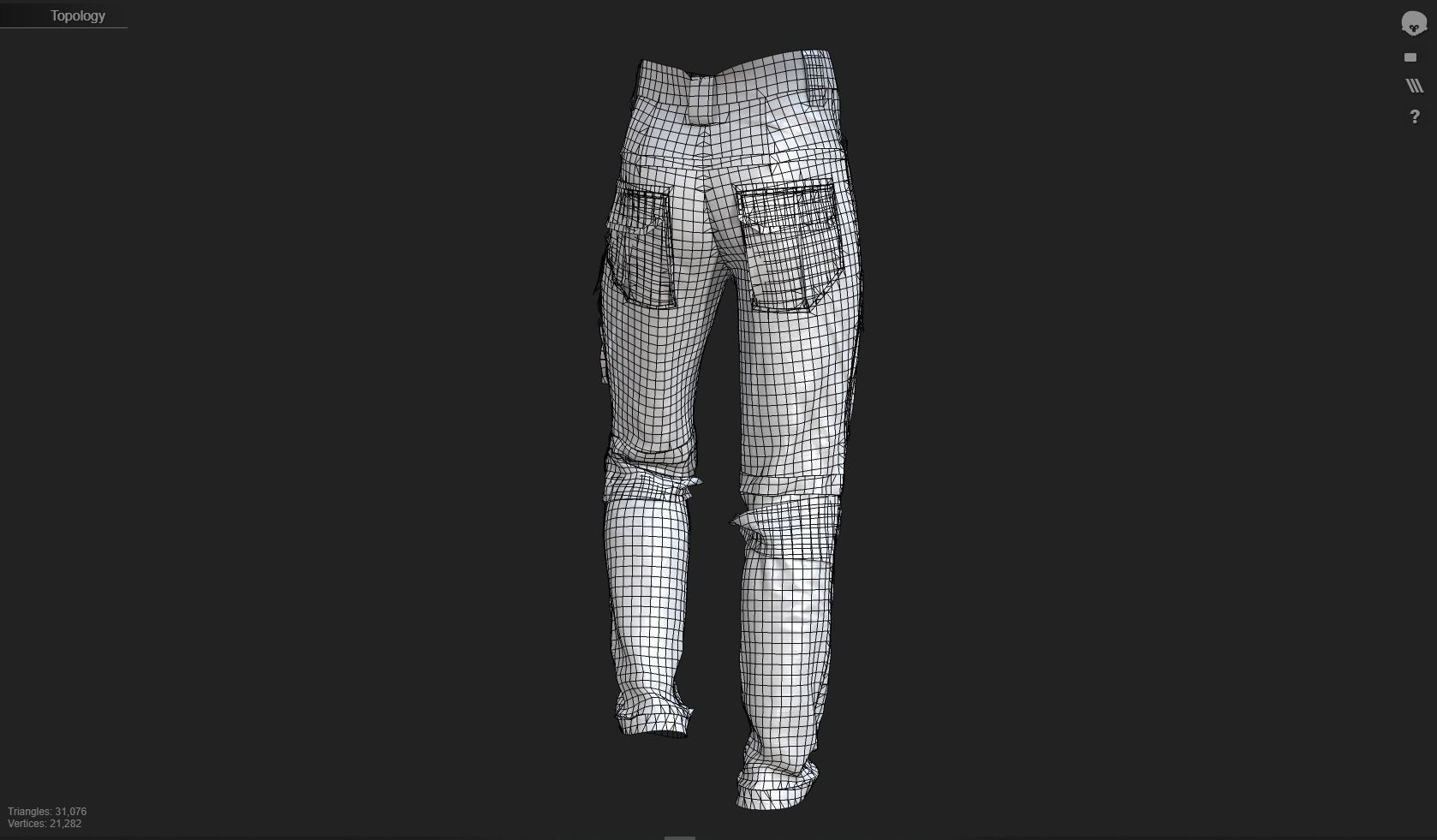 GEN2 TACTICAL PANTS KANGAROO male pose17 3D model 3D model_18