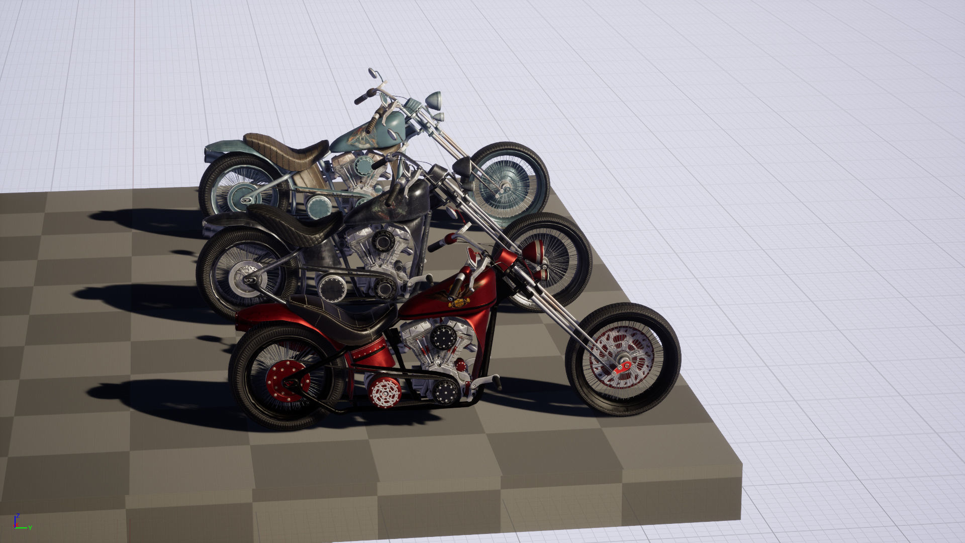 ZombieBiker Low-poly 3D model_43