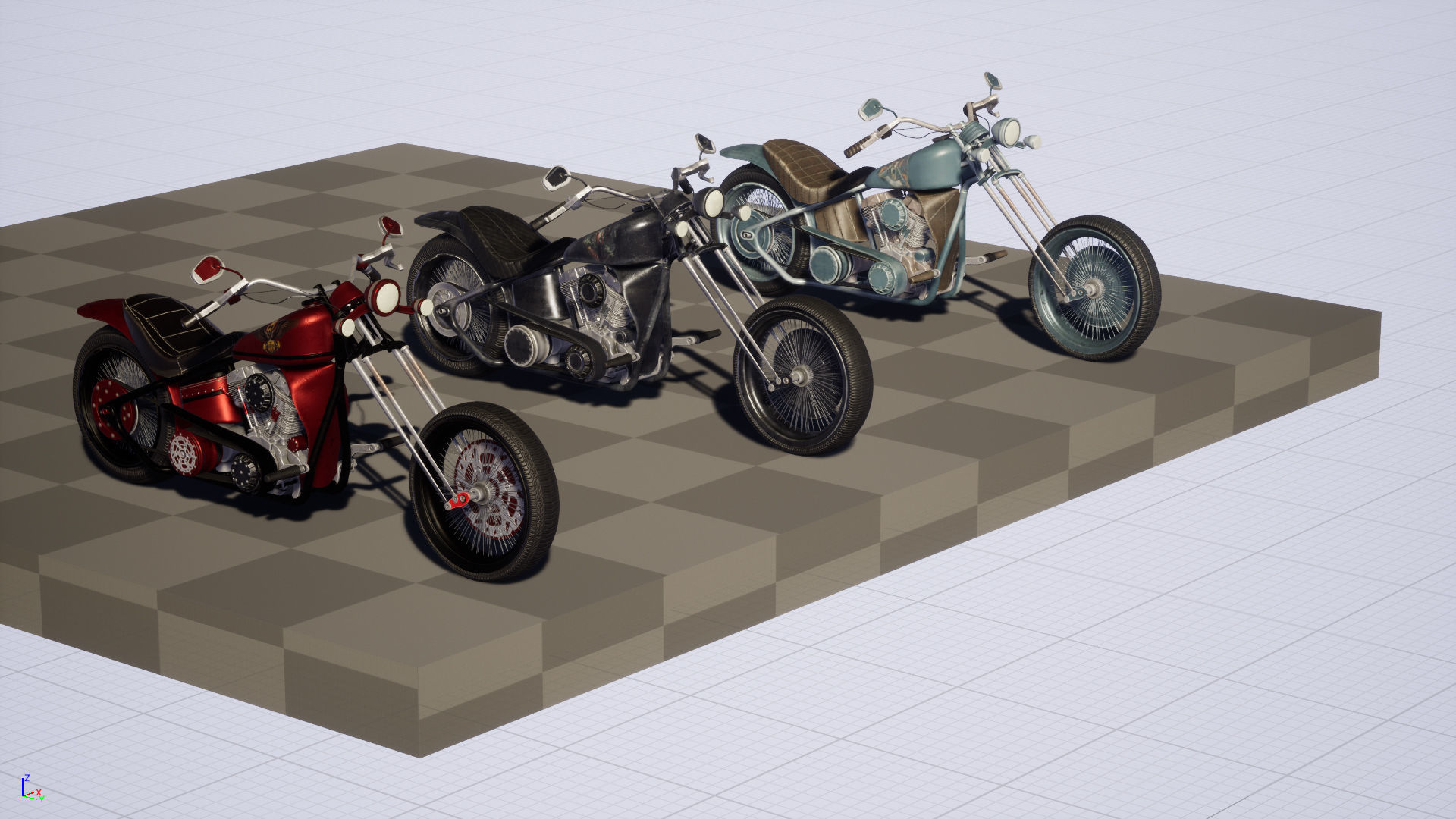 ZombieBiker Low-poly 3D model_51