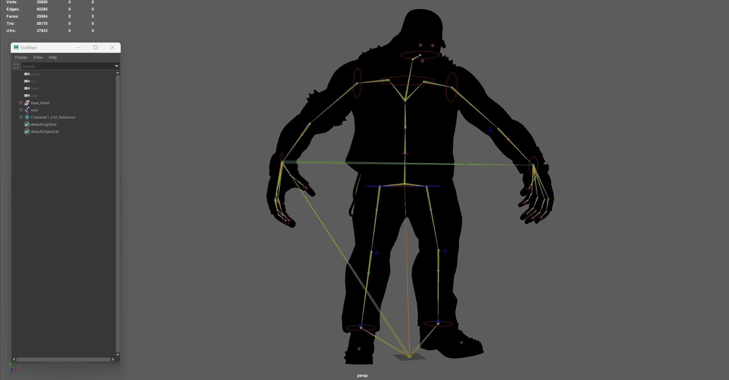 ZombieBiker Low-poly 3D model_42