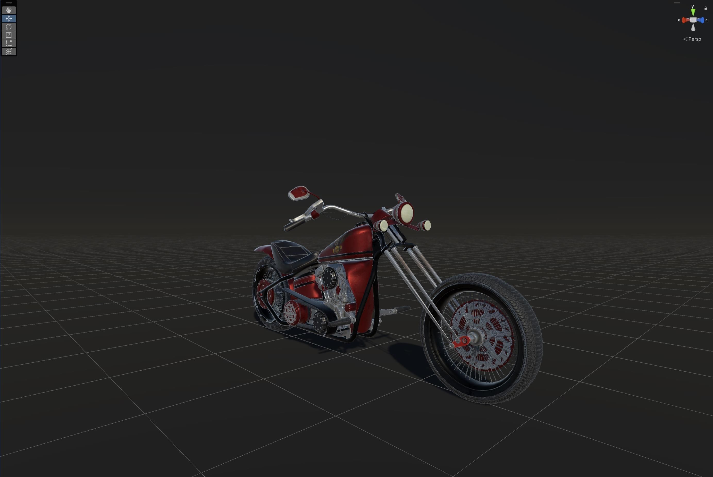 ZombieBiker Low-poly 3D model_53