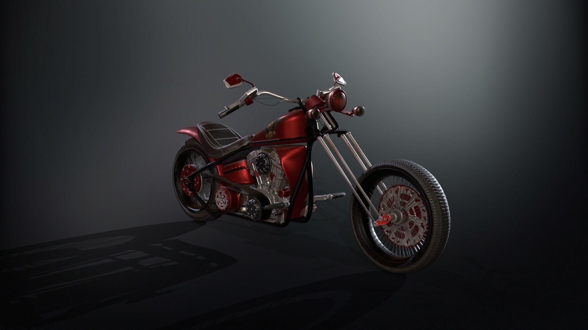 ZombieBiker Low-poly 3D model_17